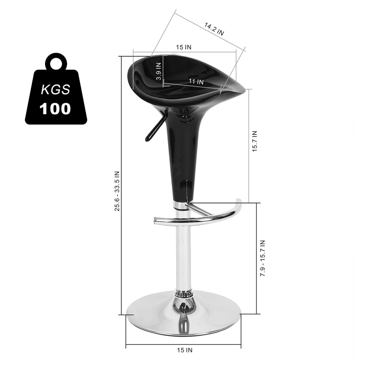Elijah Bar Stool(Set Of 2)