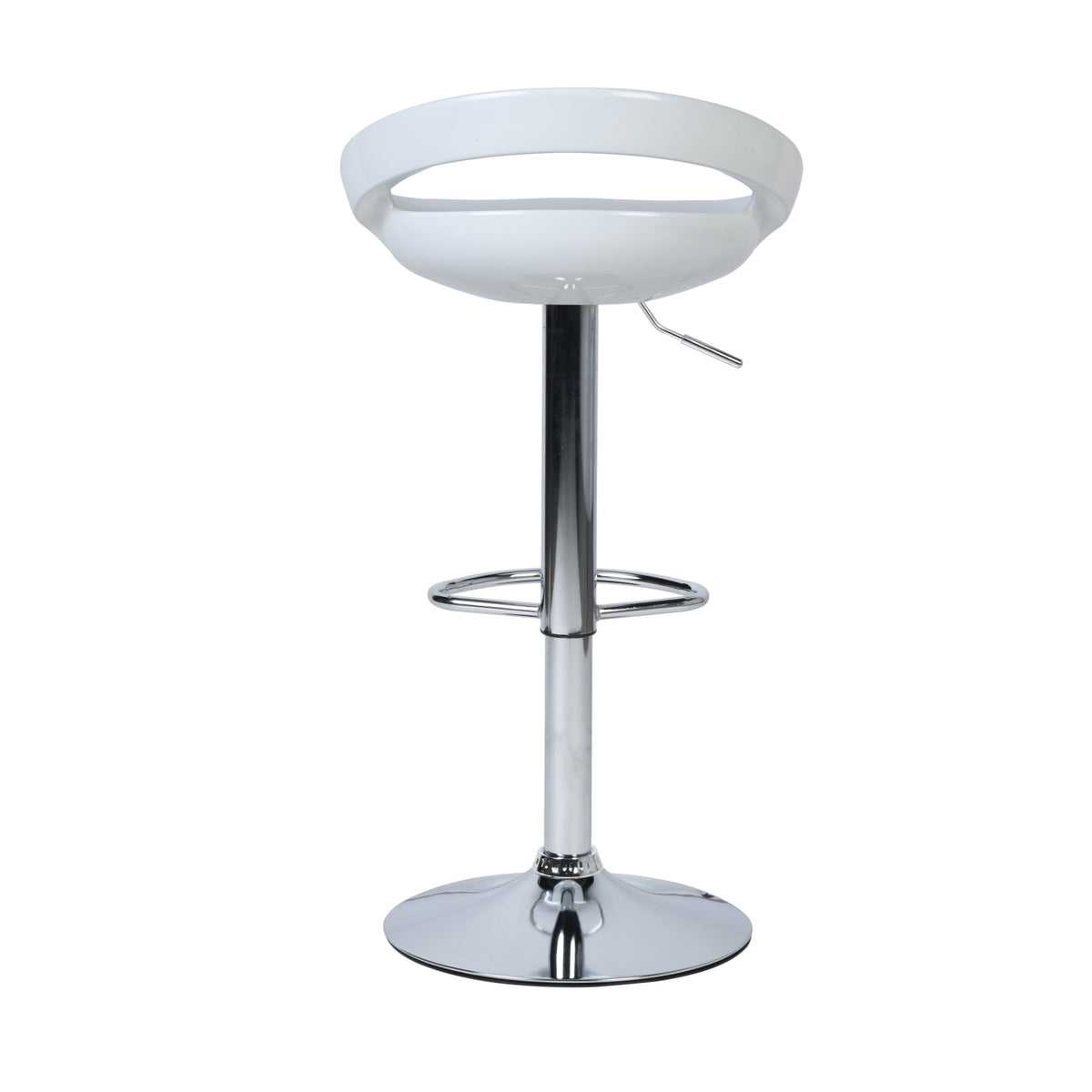 Modern Barstool, ABS Chrome - ELLEN WHITE