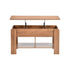 Modern Lift-Top Table, Brown Particle Board - ELOT BROWN 96