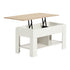 Modern Lift-Top Table, Particle Board, Space-Saving - ELOT WHITE OAK 96 A