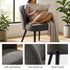 Modern Chenille Upholstered Dining Chair Set - Emilie Green