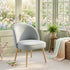 Modern Grey Upholstered Dining Chair - EMILIE GREY