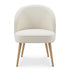 Modern Natural Fabric Dining Chair - EMILIE NATURAL
