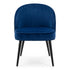 Modern Navy Upholstered Dining Chair - EMILIE NAVY