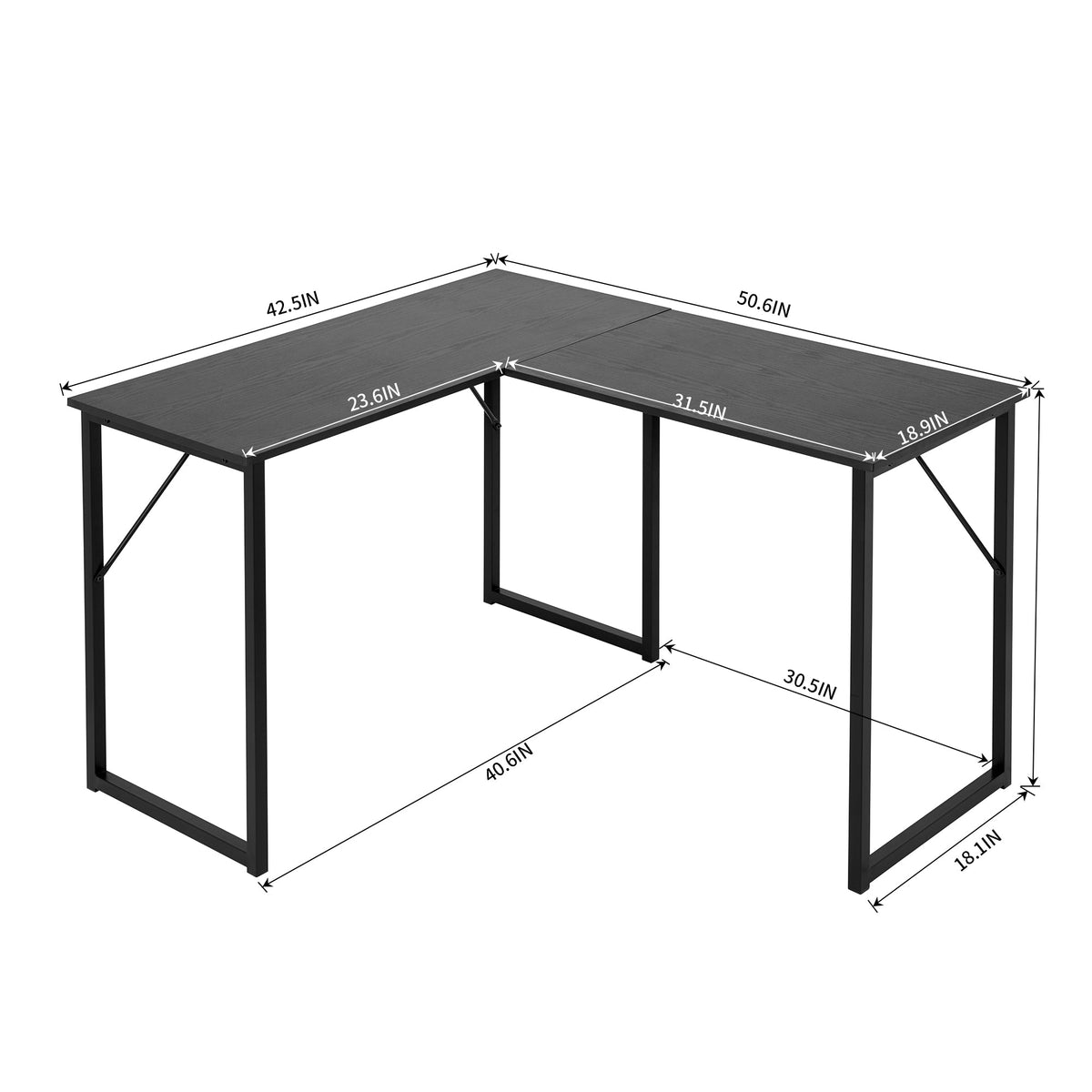 Enable Wooden Top Office Desk