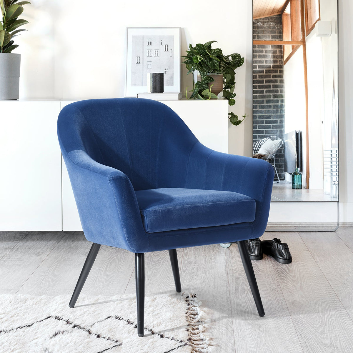 Engle Velvet Accent Chair