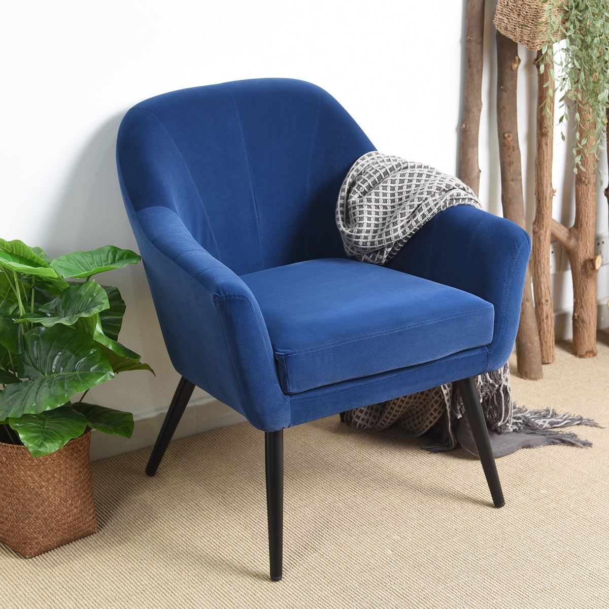 Engle Velvet Accent Chair