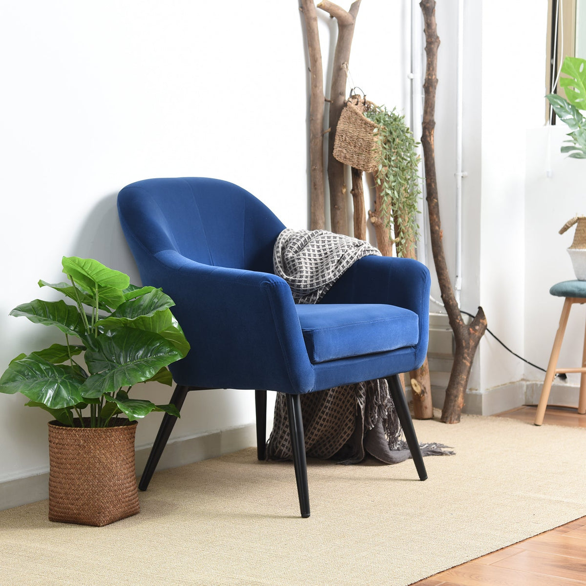 Engle Velvet Accent Chair
