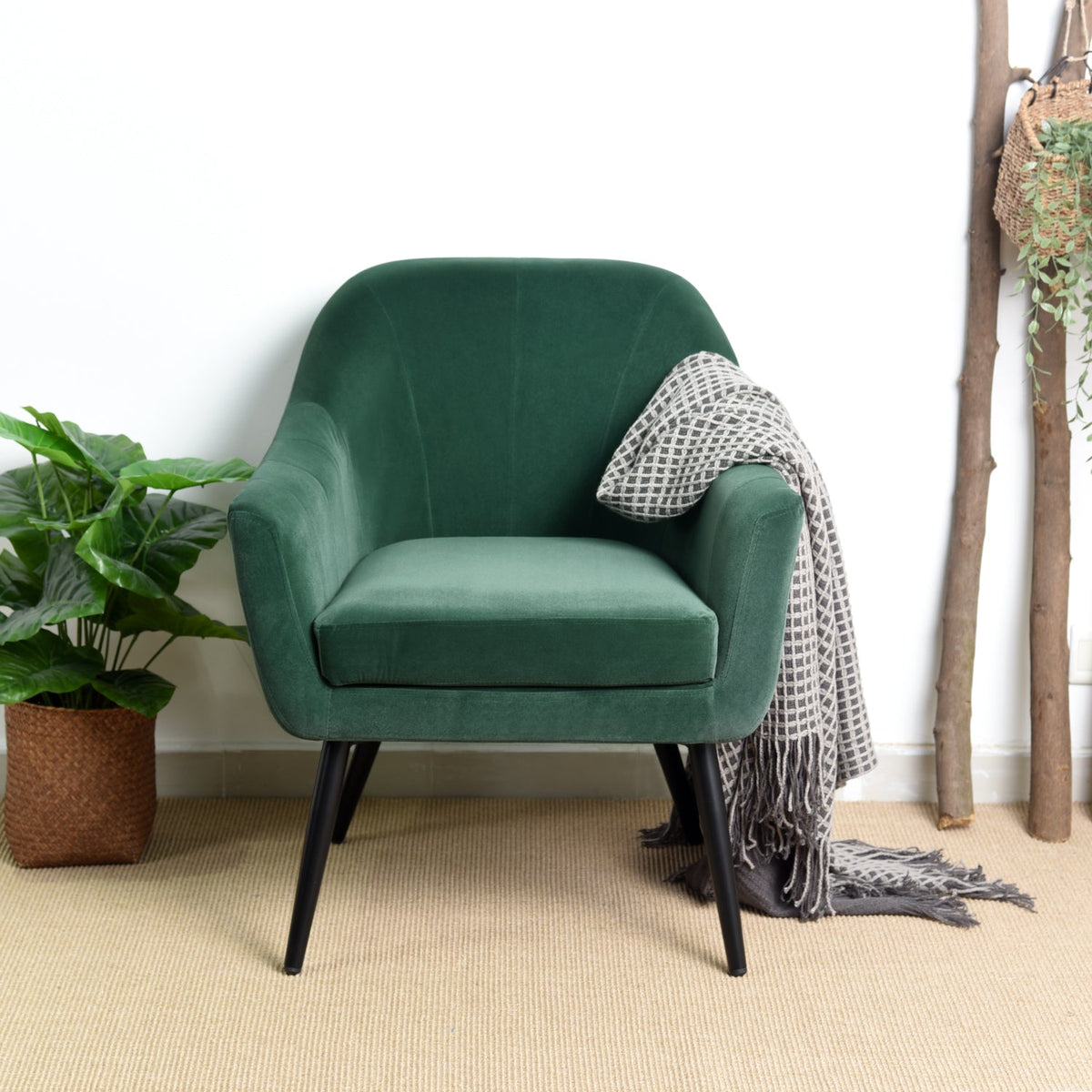 Engle Velvet Accent Chair