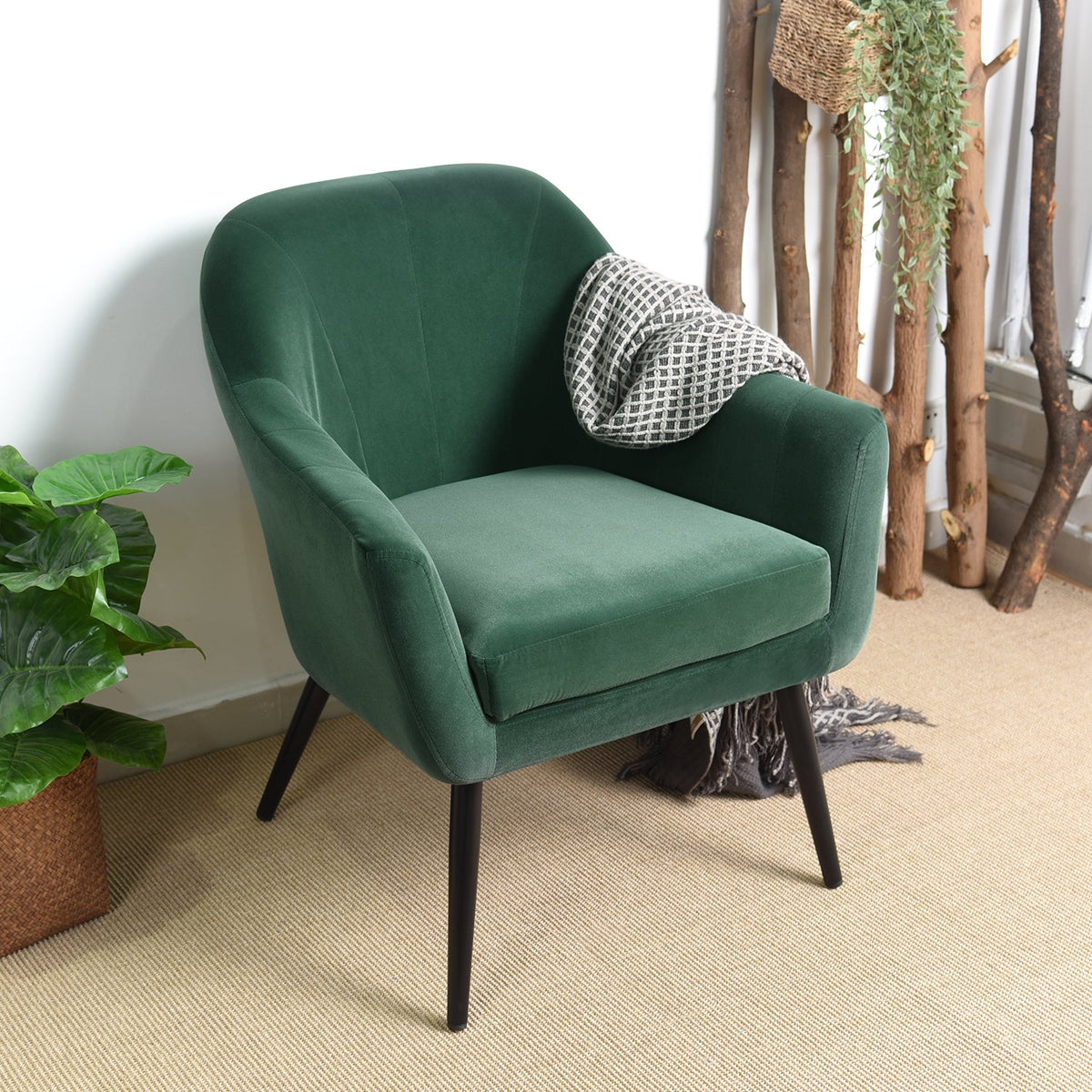 Engle Velvet Accent Chair