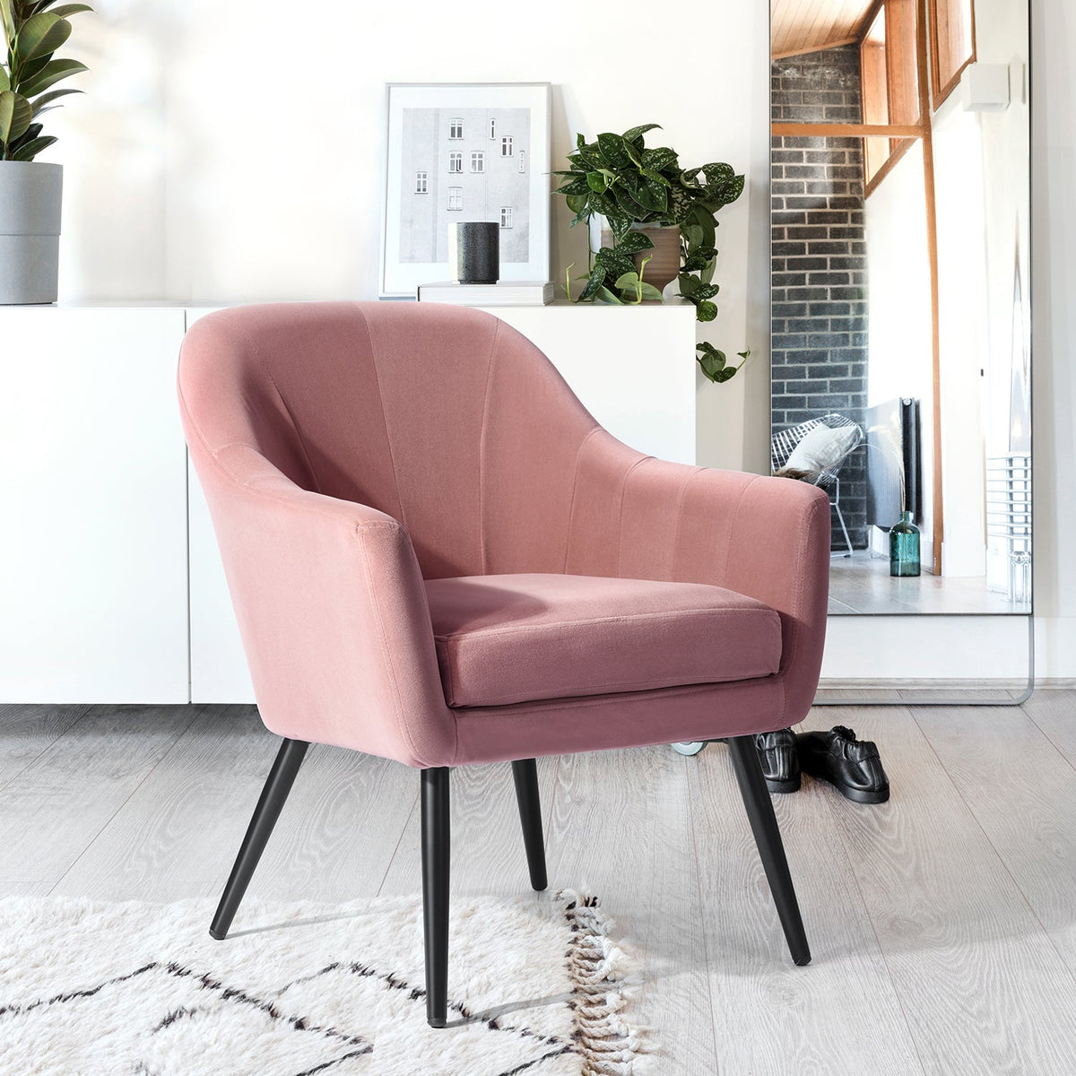 Engle Velvet Accent Chair