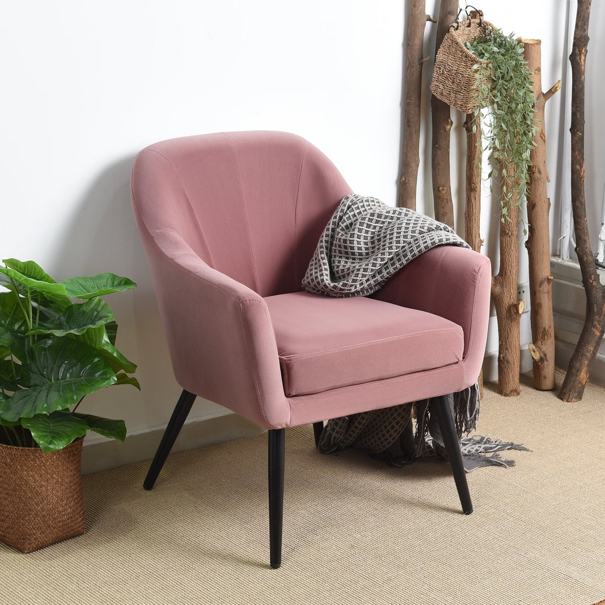 Engle Velvet Accent Chair