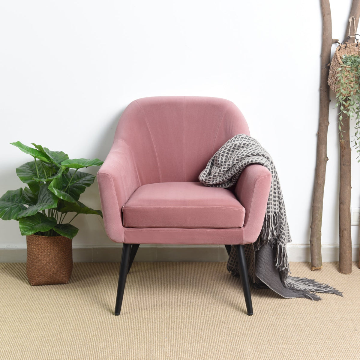Engle Velvet Accent Chair