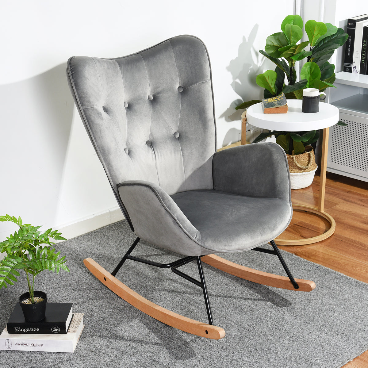 Epping Velvet Ukfr Rocking Chair