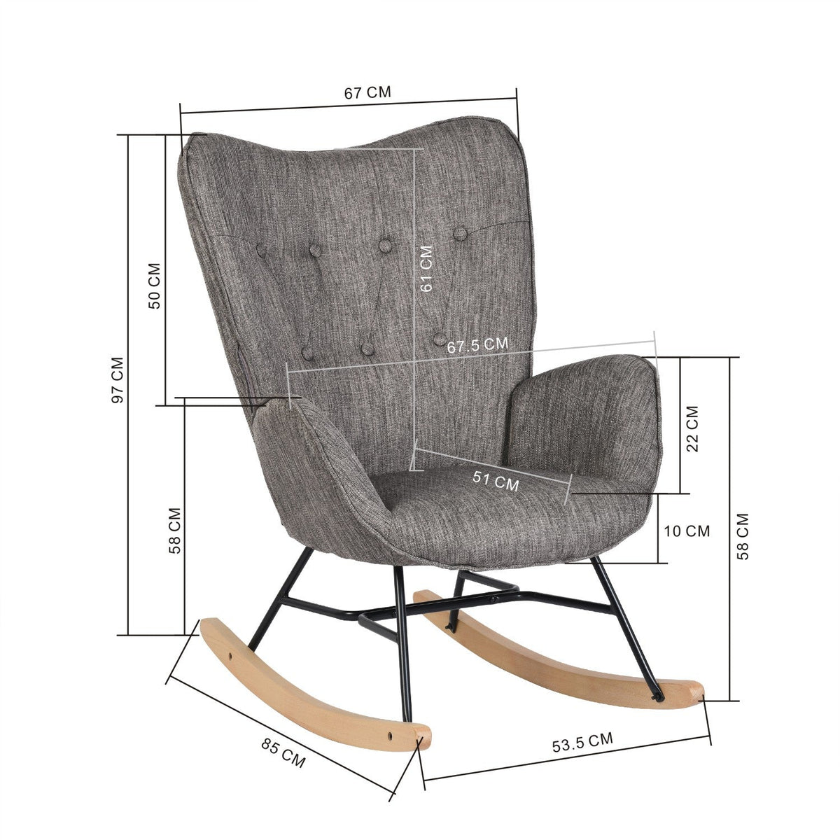 Epping Fabric Accent Chair