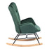Epping Velvet Wood Leg Accent Chair