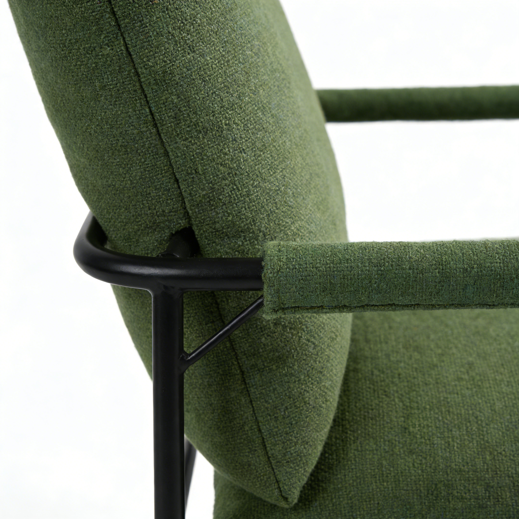 Modern Fabric Dining Chair, Ergonomic Comfort - ERKOTS 1