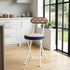 Modern Pattern Folding Chair, Metal Tube PVC Cover - ERNST-CMP1