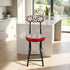 Modern Patterned Metal Folding Chair - ERNST-CMP2