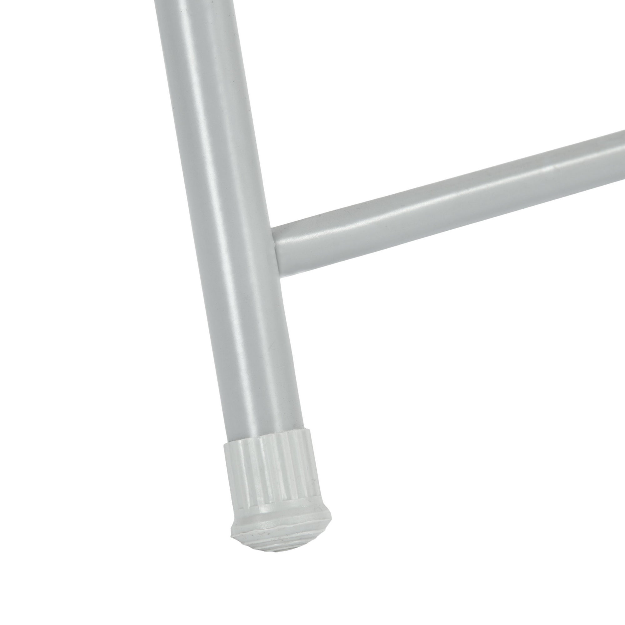Modern Plush Folding Chair, Metal Tube Frame - ERNST PLUSH GREY A