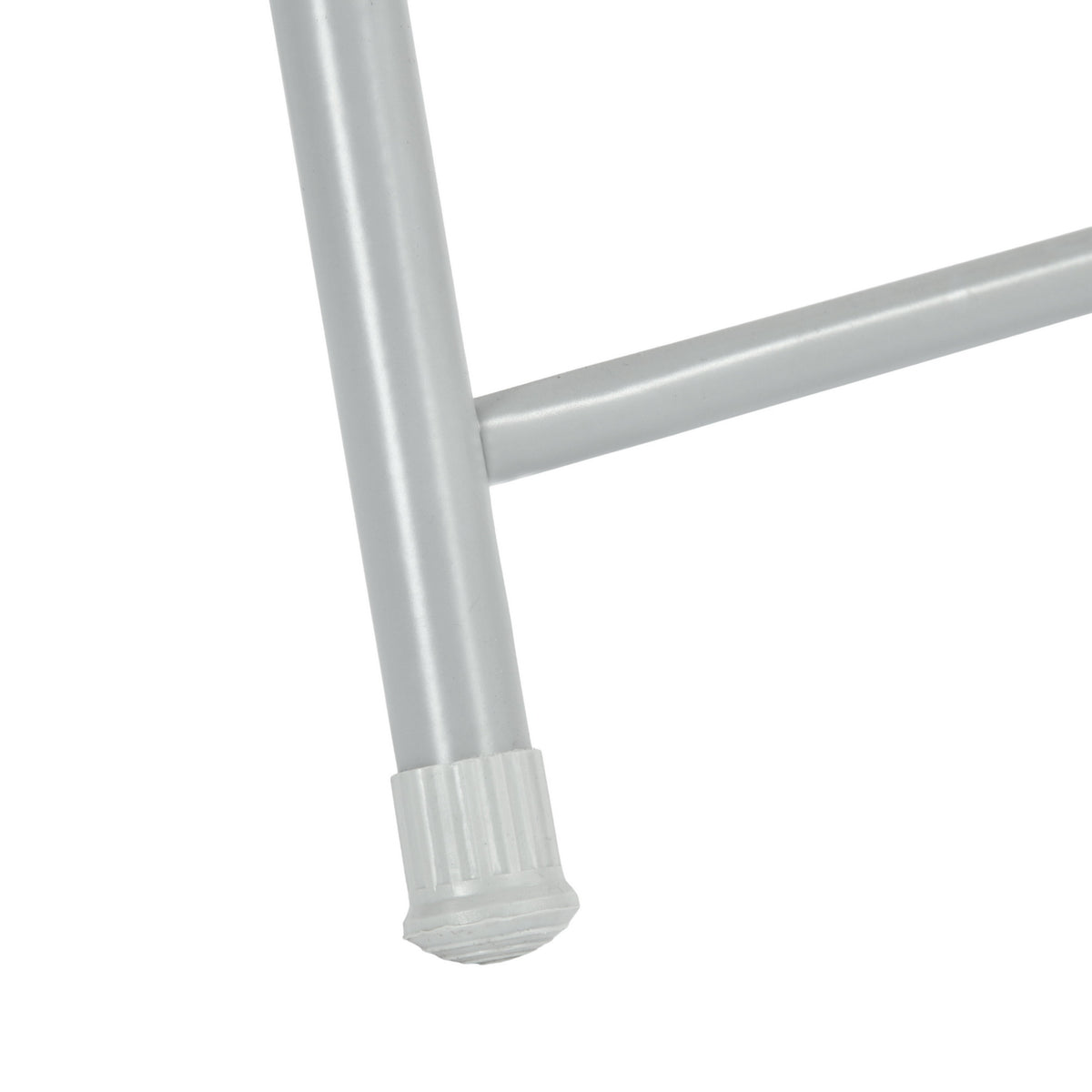 Modern Plush Folding Chair, Metal Tube Frame - ERNST PLUSH GREY A