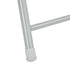 Modern Plush Folding Chair, Metal Tube Frame - ERNST PLUSH GREY A