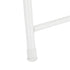 Modern Plush Folding Chair, Metal Tube Frame - ERNST PLUSH WHITE A