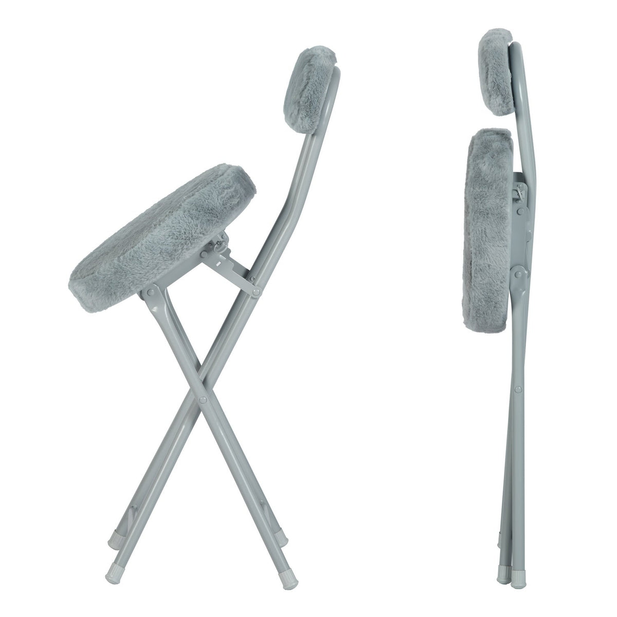 Ernst Plush Folding Chair