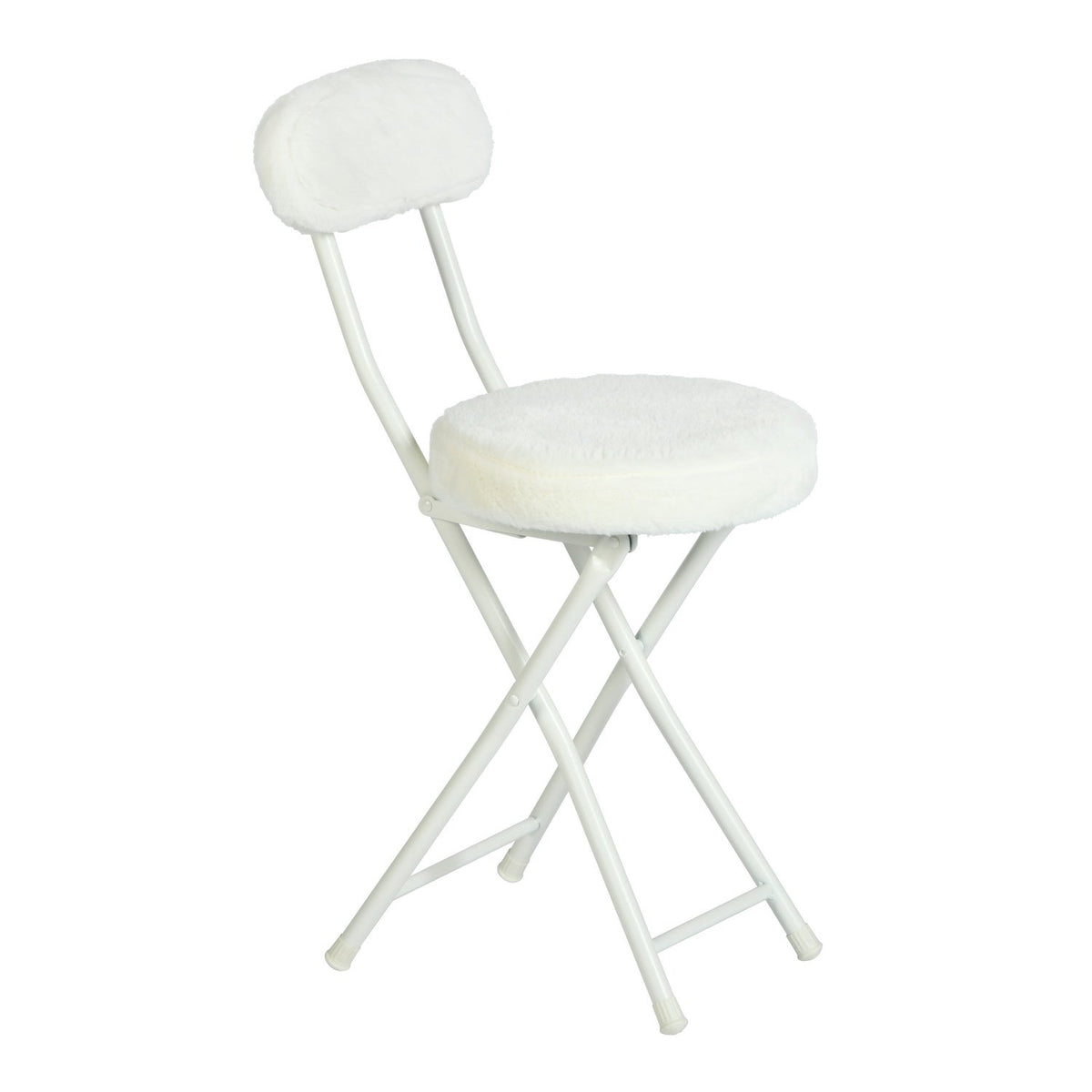 Ernst Plush Folding Chair