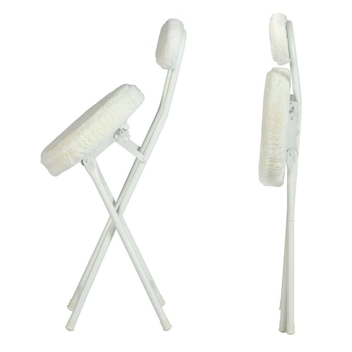 Ernst Plush Folding Chair