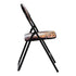 Modern Patterned Folding Chair, Metal Frame & PVC Cover - ESCOBAR-CMP2