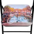 Modern Patterned Folding, PVC Metal Tube Chair - ESCOBAR-CMP3