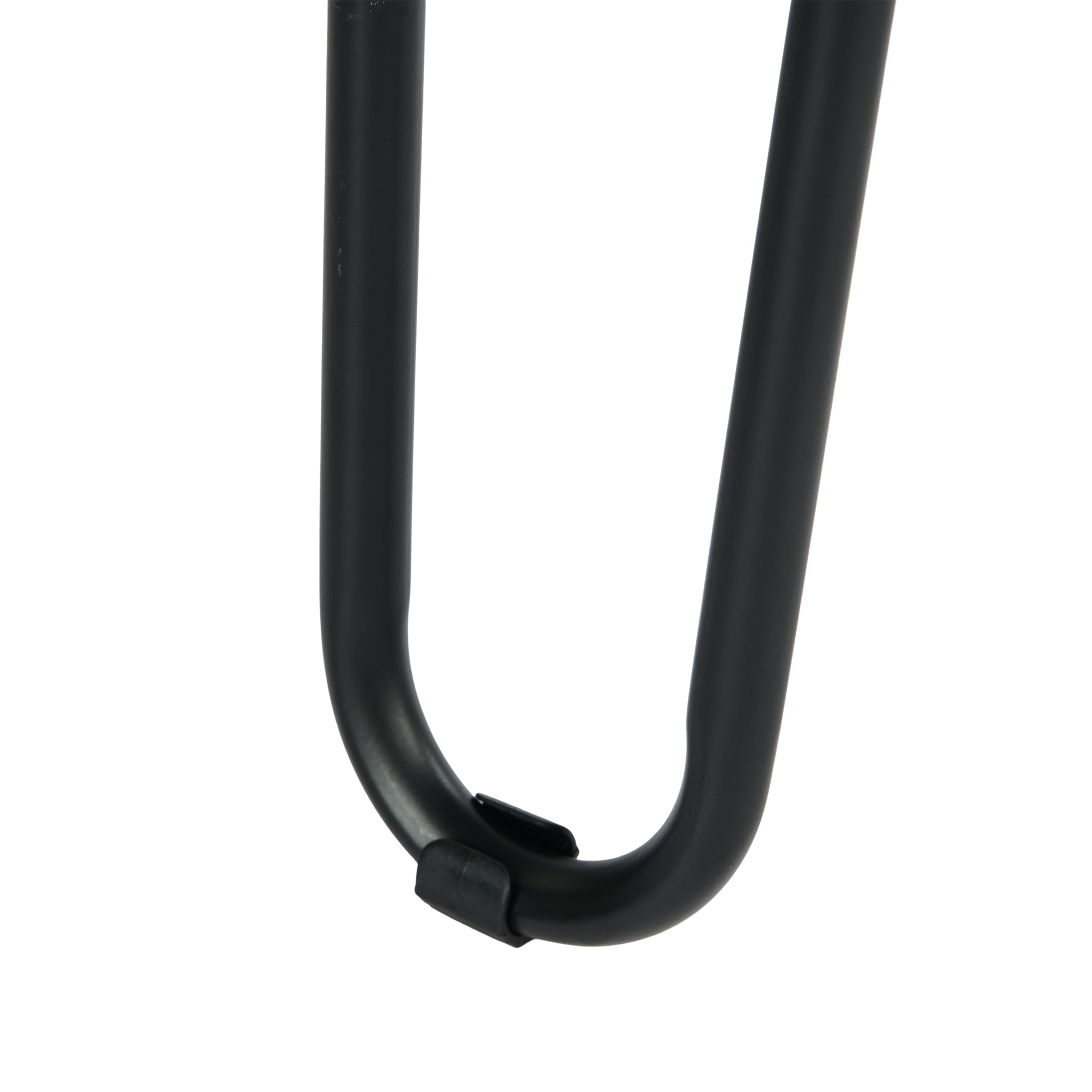 Modern Black Metal Bar Stool, Solid Wood Seat – ESSIA TAB 74 MNA