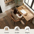 Modern Brown PU Dining Chair - EVE BROWN
