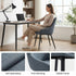 Modern Charcoal Grey Fabric Dining Chair - EVE CHARCOAL