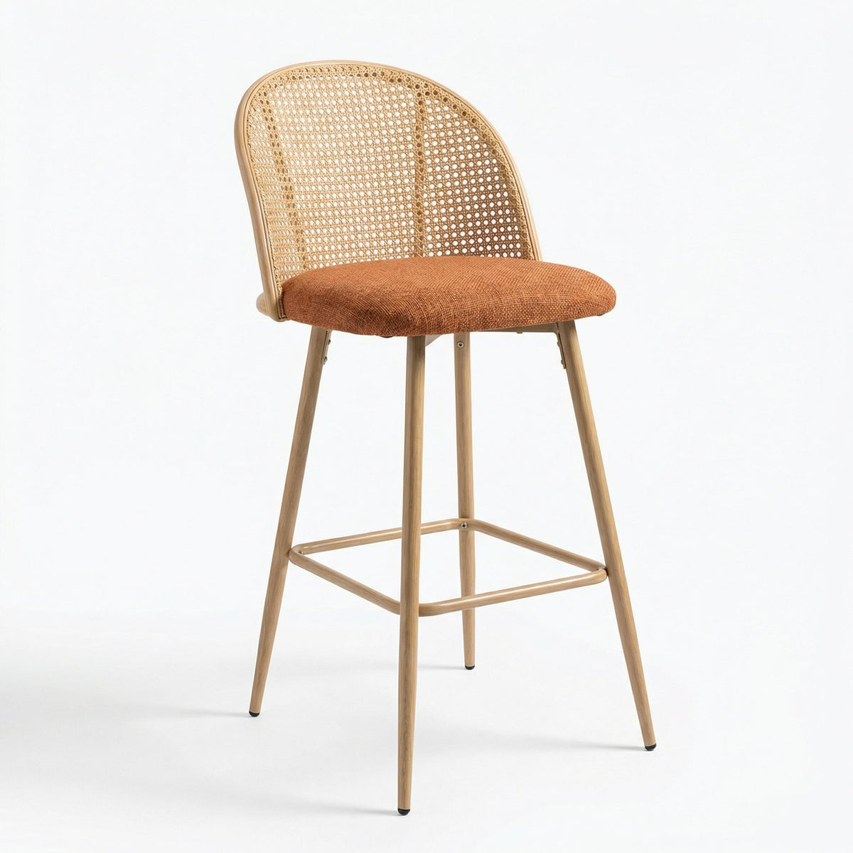Otopolypus Modern Black Metal Bar Chair - KRYX