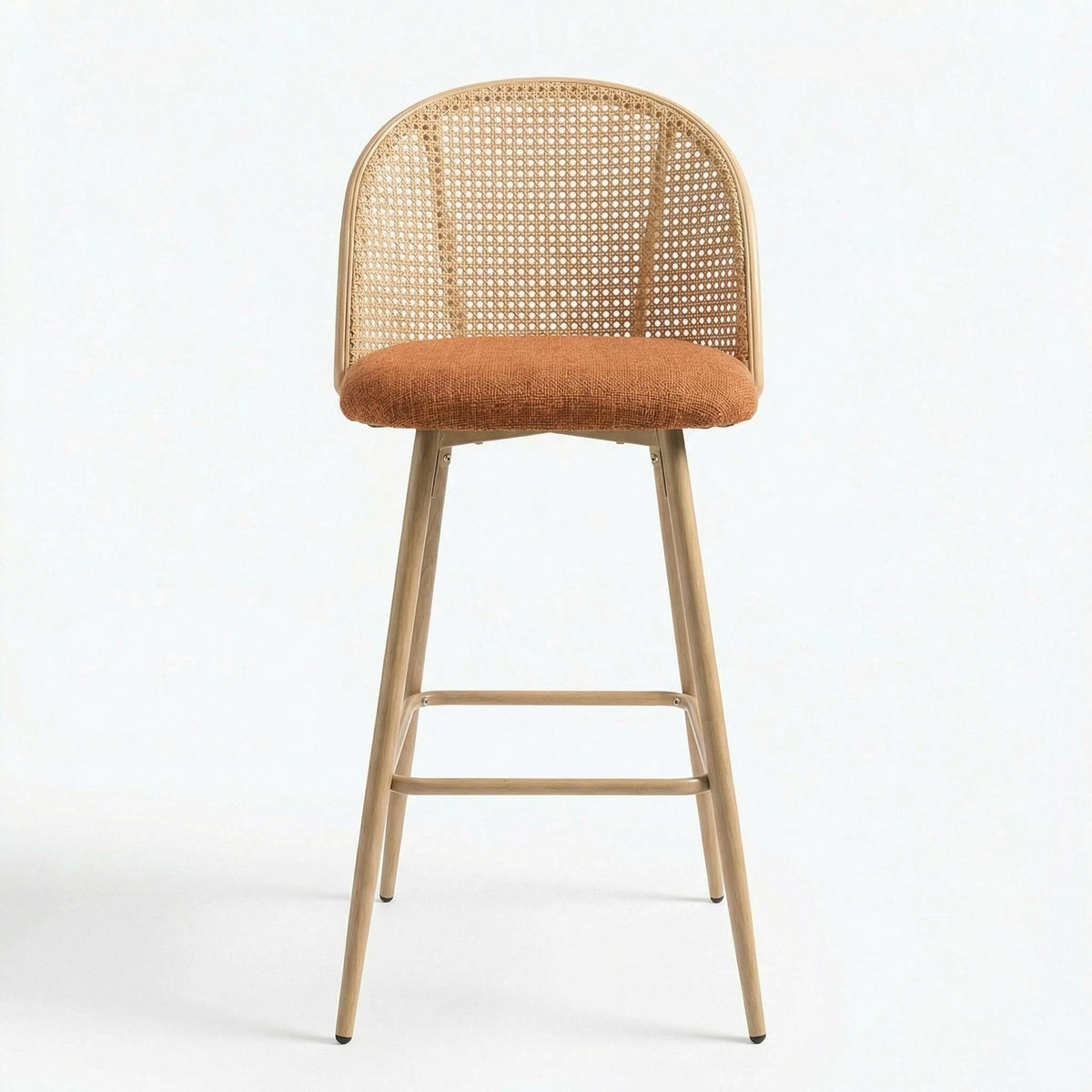 Otopolypus Modern Black Metal Bar Chair - KRYX