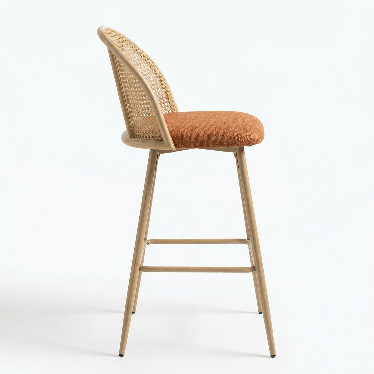Otopolypus Modern Black Metal Bar Chair - KRYX