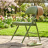 Modern Turquoise Folding Chair Set – FAIR PVC GREENERY 6 PCS