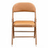Modern Folding Steel Chair, PVC Upholstery - FAIR PVC TAFFY 6 PCS