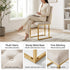 Modern Velvet Dining Chair, Gold Chrome Legs – FALLON CHAMPAGNE