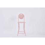 farley high gloss pvc pink 6pcs - pink folding chair - folding pvc chair for events or indoor