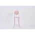 farley high gloss pvc pink 6pcs - pink folding chair - folding pvc chair for events or indoor