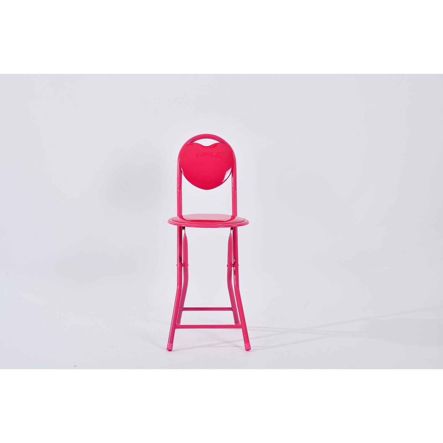 farley high gloss pvc red 6pcs - red folding chair - folding pvc chair for events or indoor