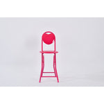 farley high gloss pvc red 6pcs - red folding chair - folding pvc chair for events or indoor