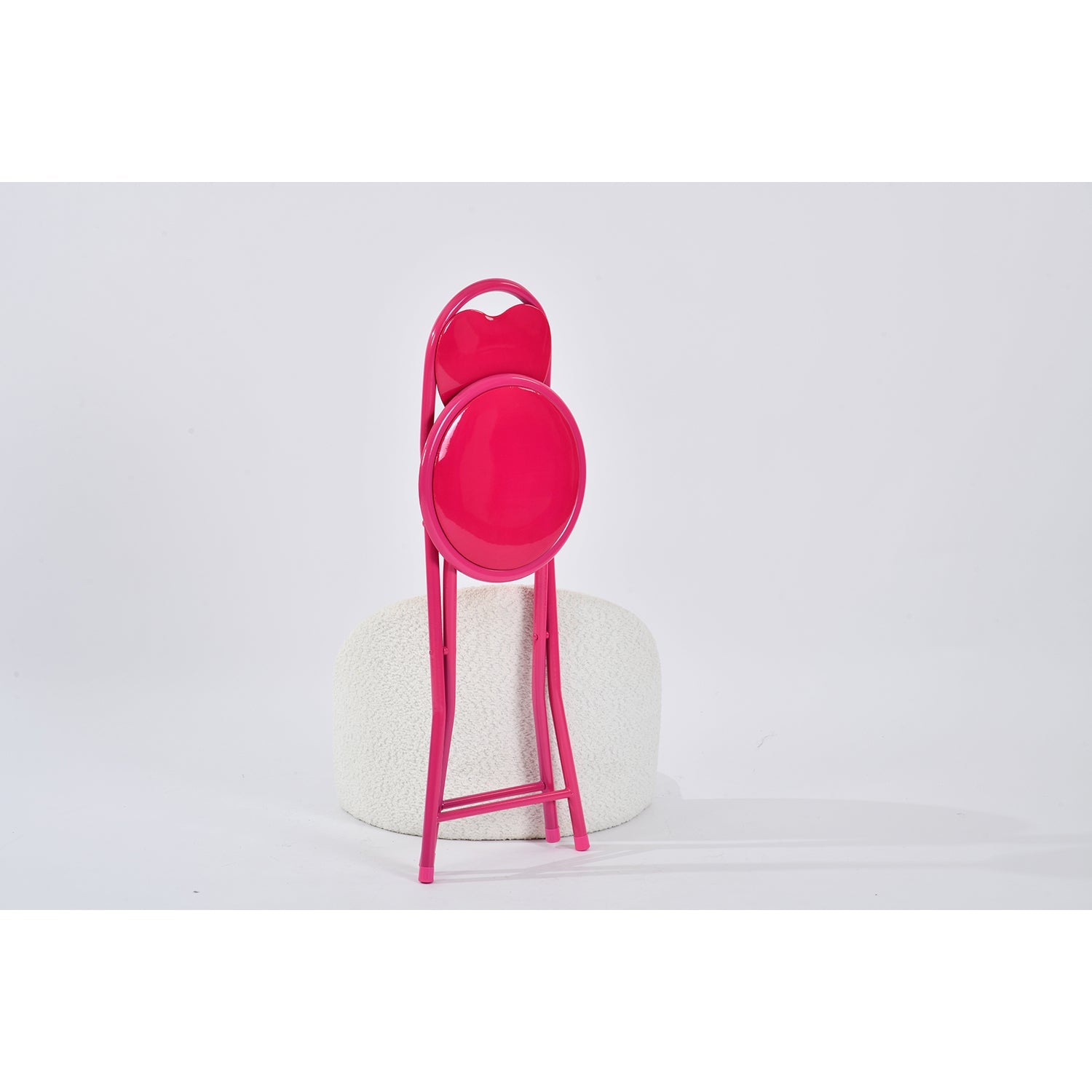 FARLEY HIGH GLOSS PVC RED 6PCS – Red Folding Chair