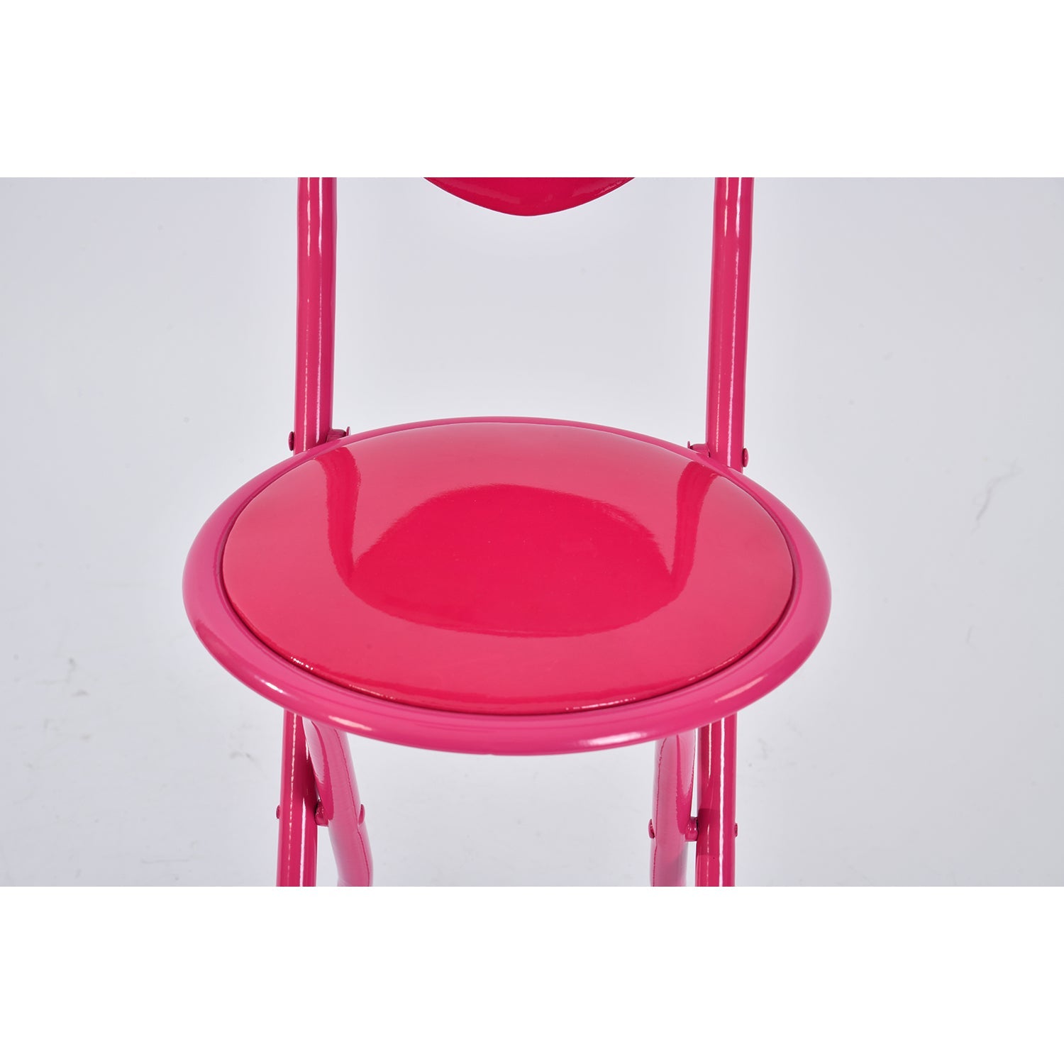 FARLEY HIGH GLOSS PVC RED 6PCS – Red Folding Chair