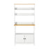 Modern Beech-White MDF Side Cabinet - FARM SIDE CABINET
