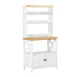 Modern Beech-White MDF Side Cabinet - FARM SIDE CABINET