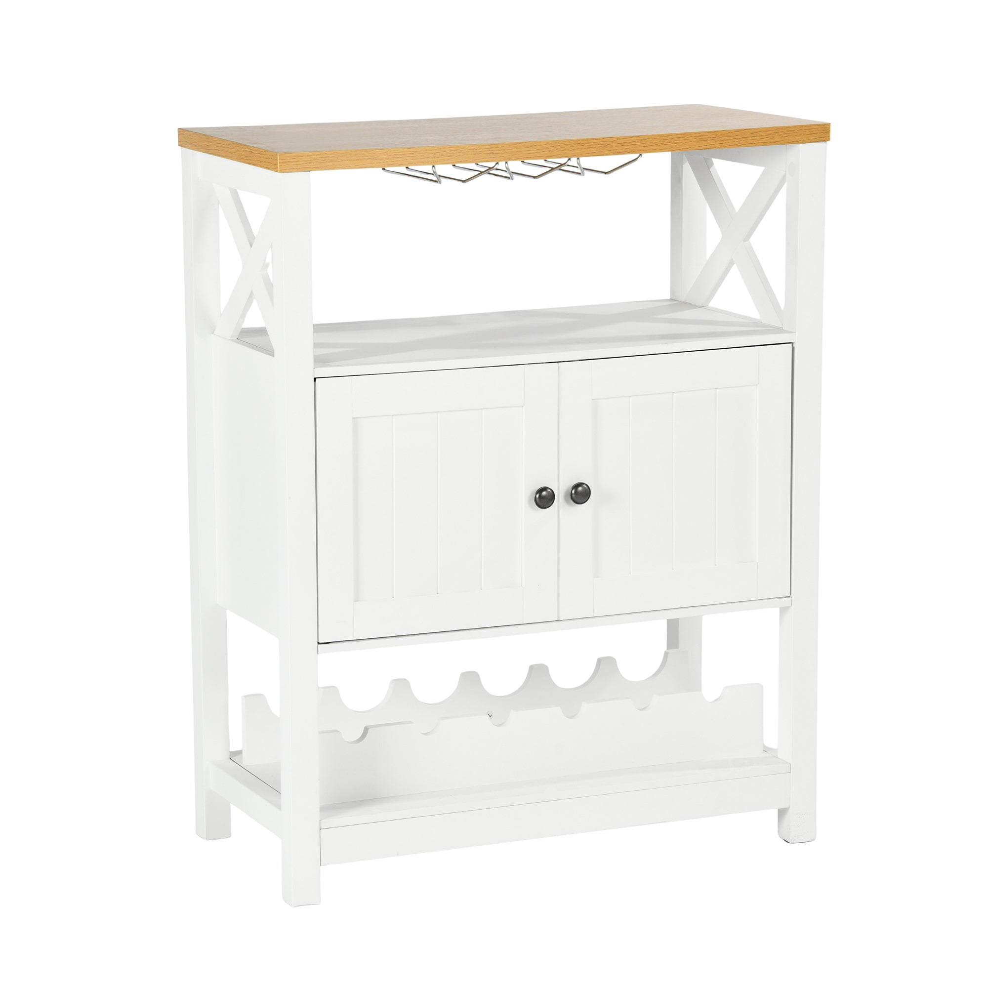 Modern White MDF Wine Storage – FARM WINE CABINET A